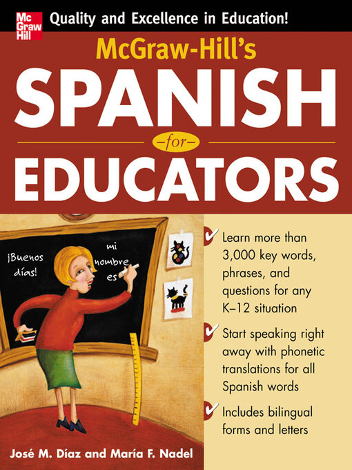 Title details for McGraw-Hill's Spanish for Educators by José M. Díaz - Available